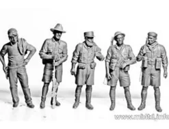 Master Box 1/35 Battles in North Africa Kit 3 Model Figures