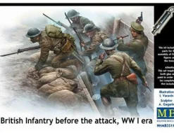 Master Box 1/35 British Infantry Before The Attack WWI Era