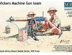 Master Box 1/35 British Vickers Machine Gun Team Model Figures
