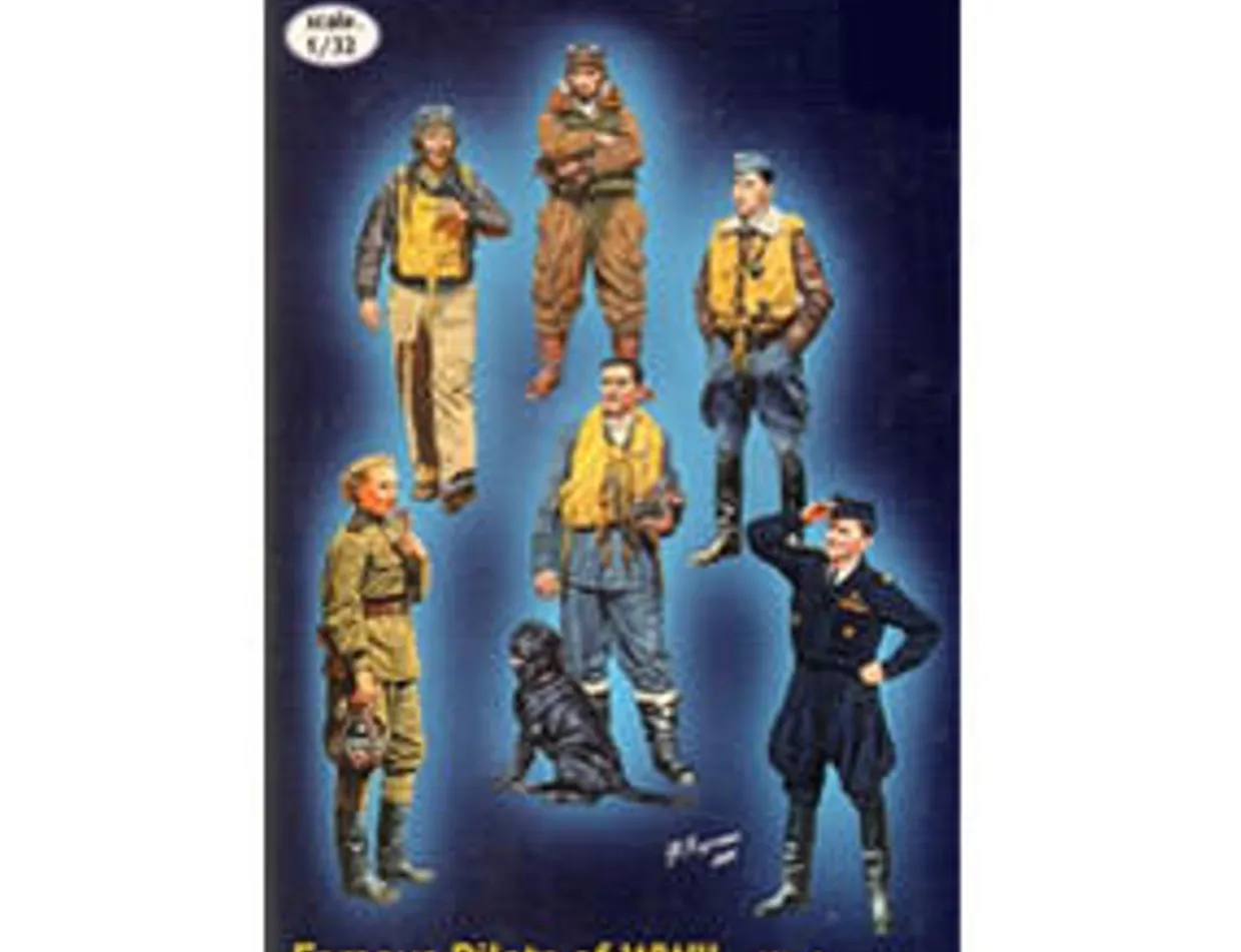Master Box 1/32 Famous Pilots of World War II