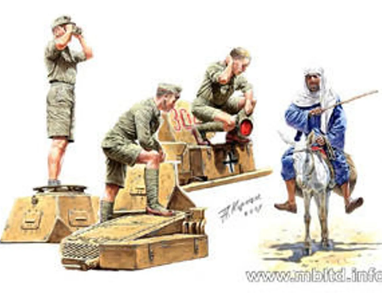 Master Box 1/35 German Afrika Korps German Tank Crew