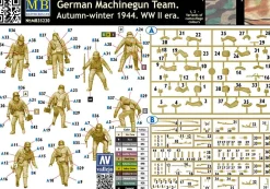 Master Box 1/35 German MG Team Winter 1944