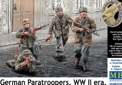 Master Box 1/35 German Paratroopers WWII Model Figures