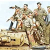 Master Box 1/35 German Tank Crew and Rommel Model Figures