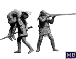 Master Box 1/35 Indian Wars Series XVIII Century Kit 2 - Wounded Brother