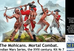 Master Box 1/35 Indian Wars Series XVIII Century Kit 7 - The Mohicans Mortal Combat