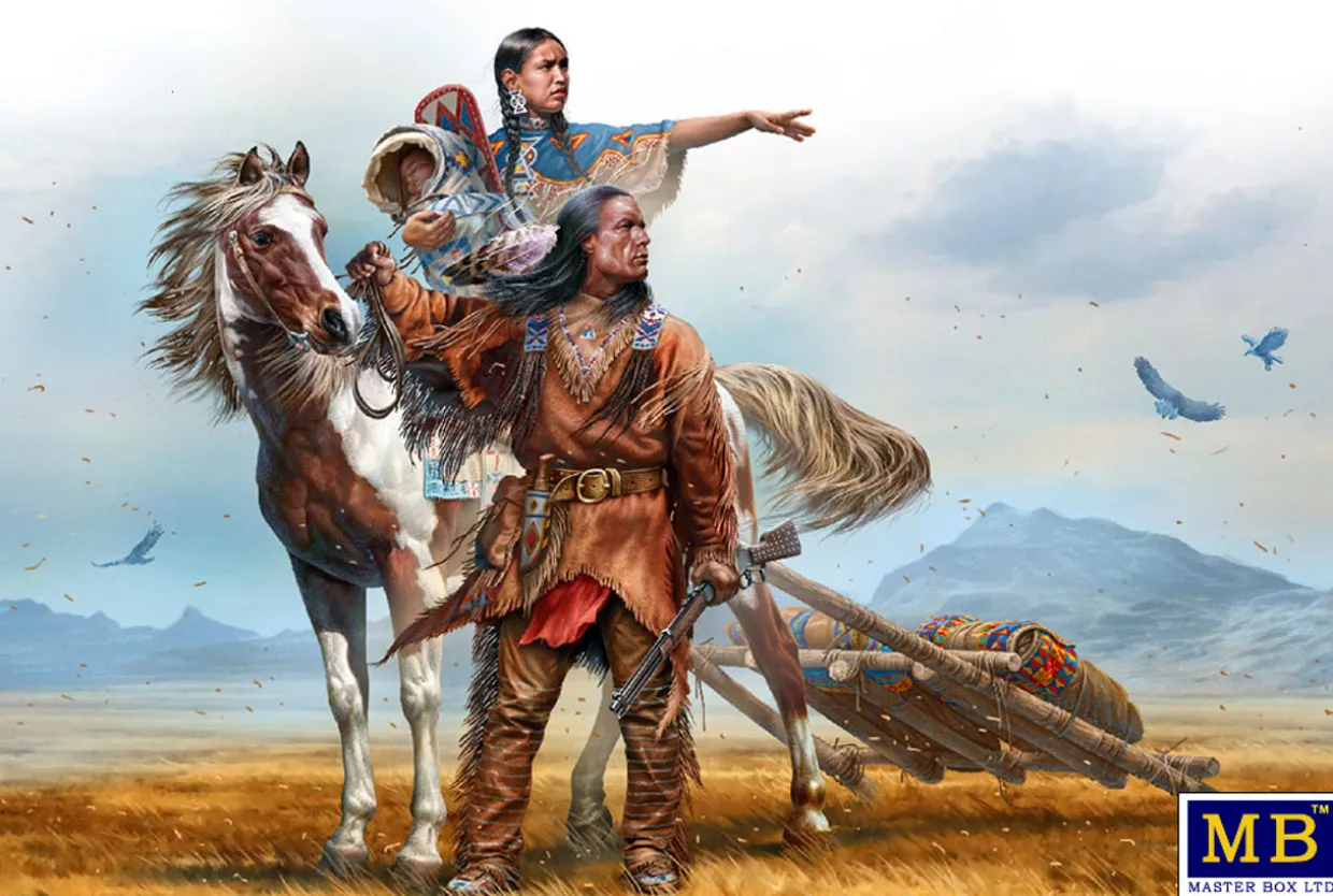 Master Box 1/35 Indian Wars Series - On the Great Plains