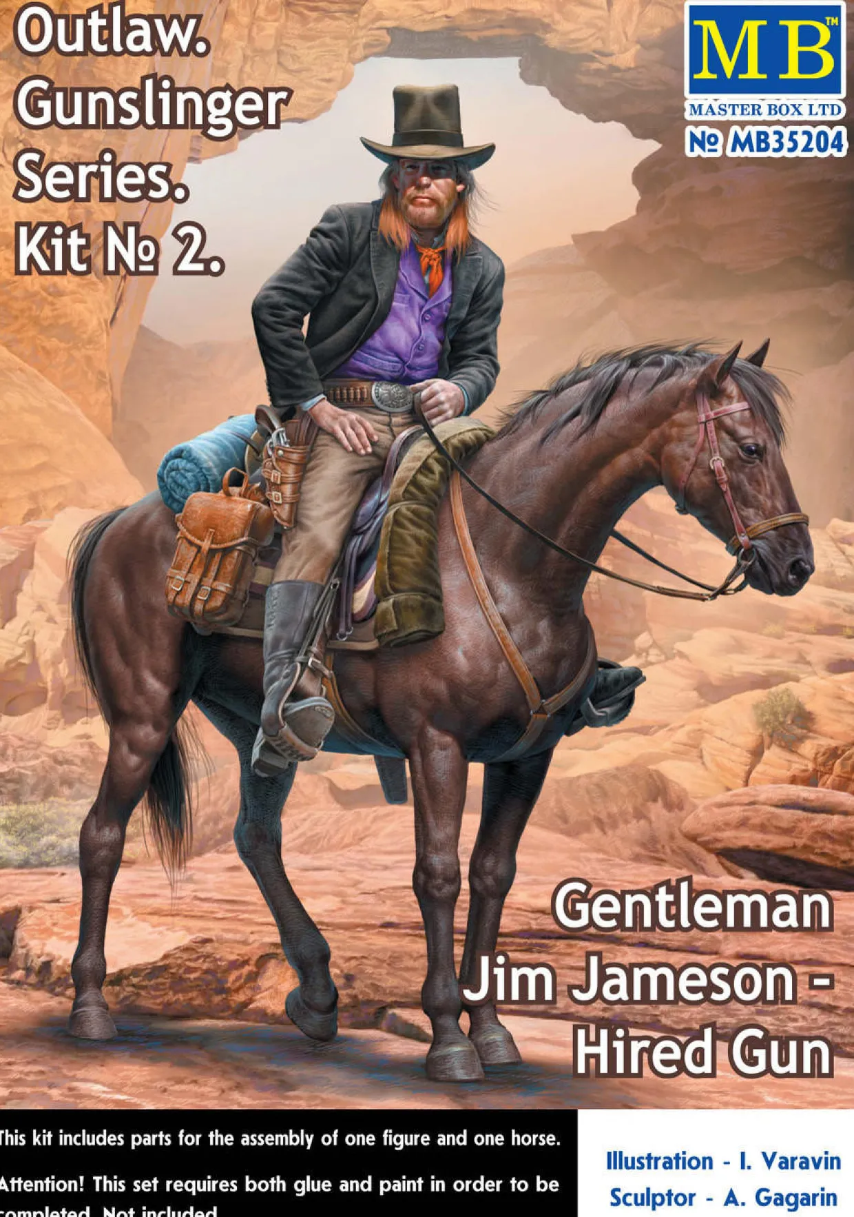 Master Box 1/35 Outlaw Gunslinger Series Kit 2