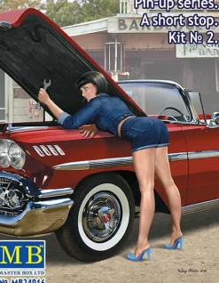 Master Box 1/24 Pin-Up Series - A Short Stop Kit 2