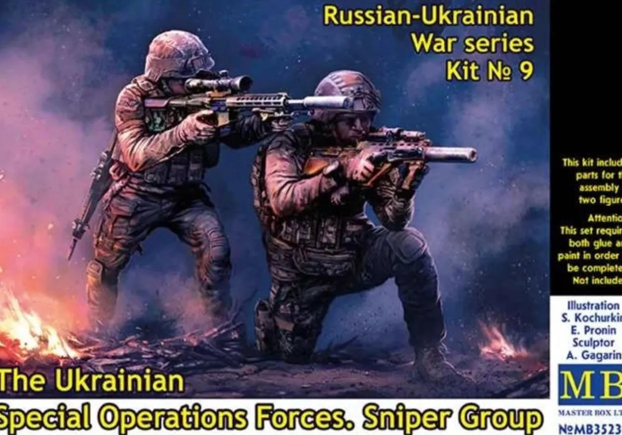 Master Box 1/35 RU-UKR War Kit No.9 The Ukrainian Special Operations Forces Sniper Group