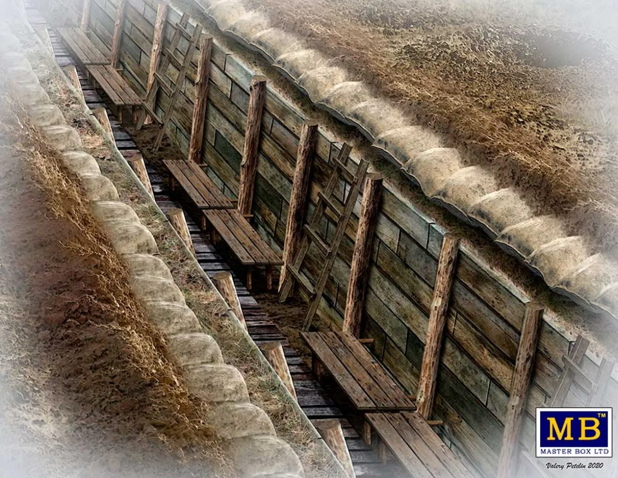 Master Box 1/35 The Trench Diorama