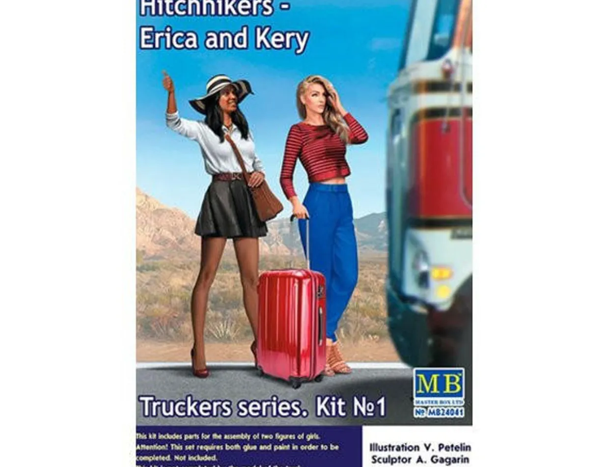 Master Box 1/24 Trucker Series - Erica and Kery