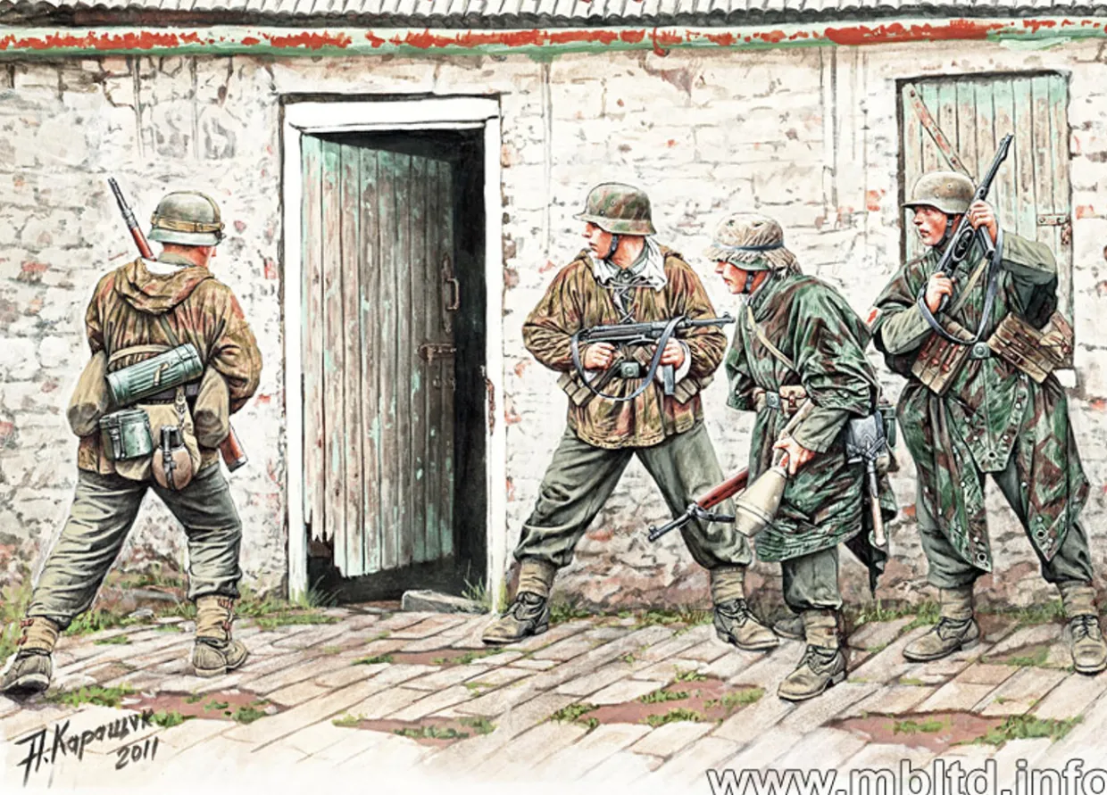 Master Box 1/35 WWII German Infantry - Western Europe 1944-1945