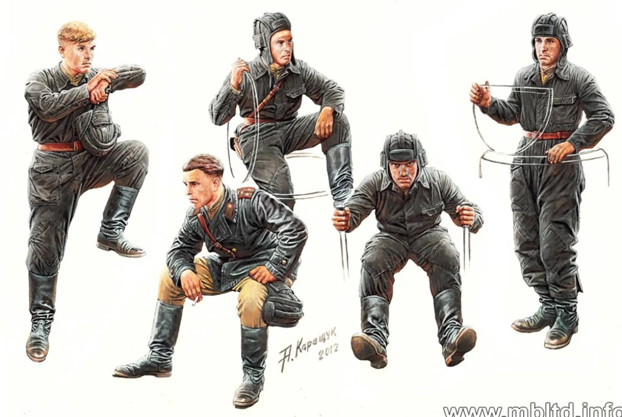 Master Box 1/35 WWII Soviet Tank Crew 1943-1945