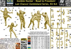 Master Box 1/35 Zombieland Kit 4 - Road to Freedom Last Chance