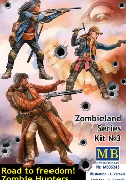 Master Box 1/35 Zombieland Kit 3 - Road to Freedom Zombie Hunters