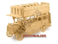 Matchbuilder Bus Matchstick Model