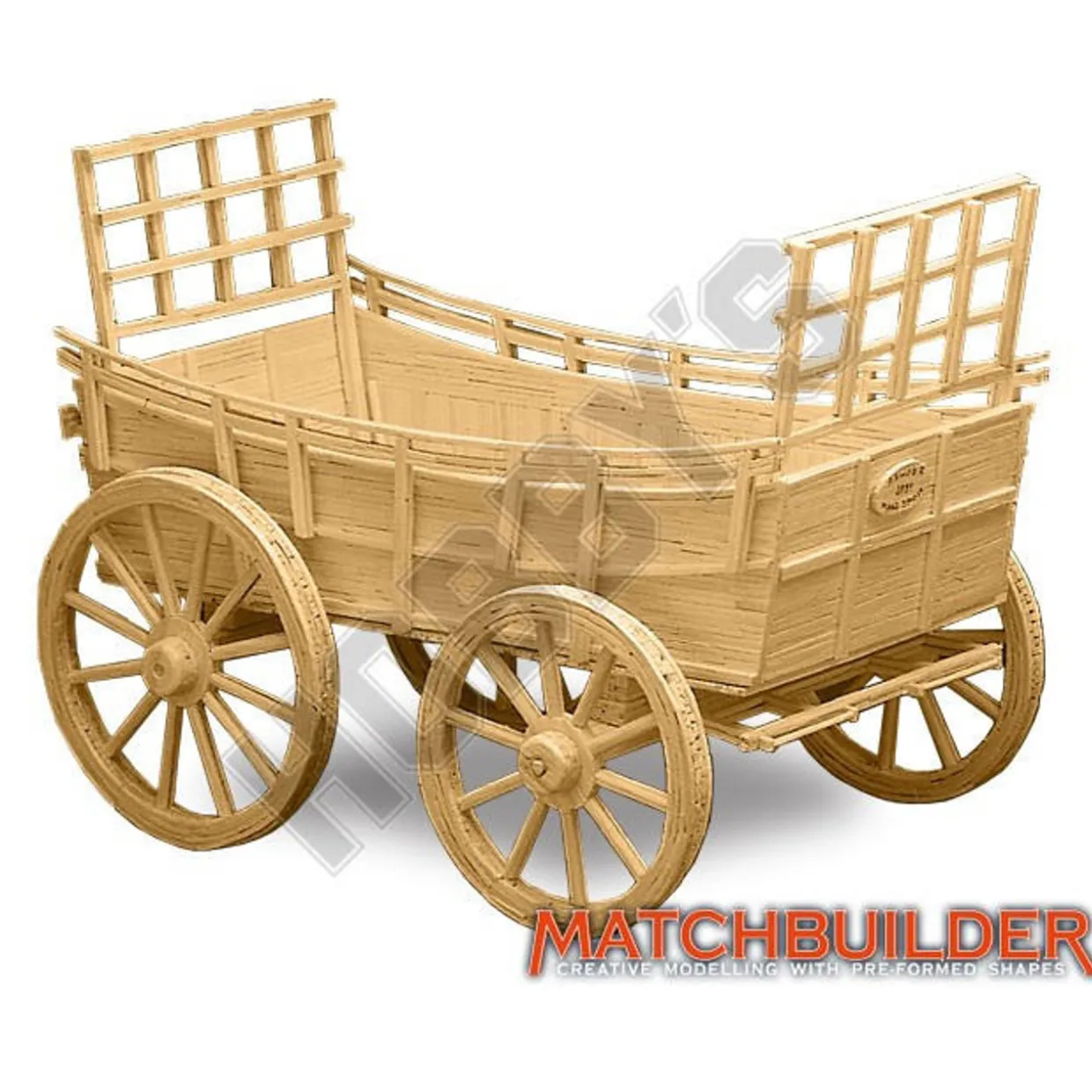 Matchbuilder Hay Wain Matchstick Model