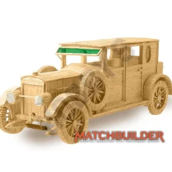 Matchbuilder Hispano Suiza Car Matchstick Model