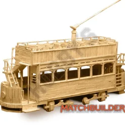 Matchbuilder Tram Kit Matchstick Model