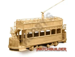 Matchbuilder Tram Kit Matchstick Model