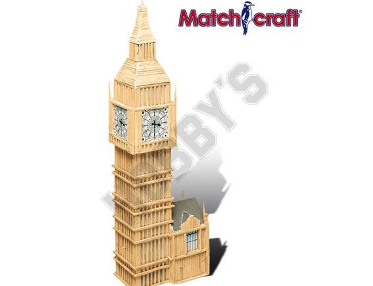 Matchcraft Big Ben Matchstick Model