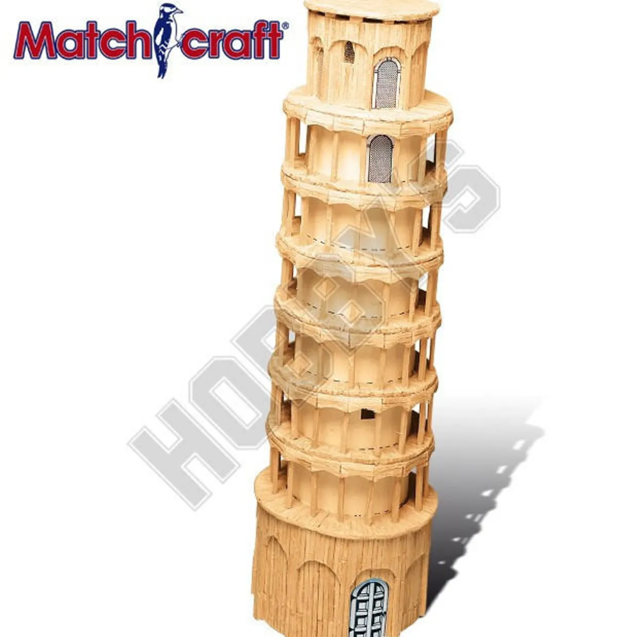 Matchcraft Tower of Pisa Matchstick Model