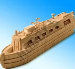 Matchmaker Canal Narrow Boat Matchstick Model