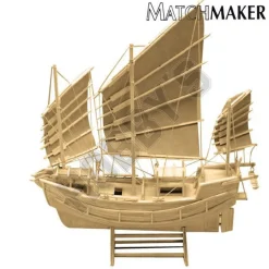Matchmaker Chinese Junk Matchstick Model