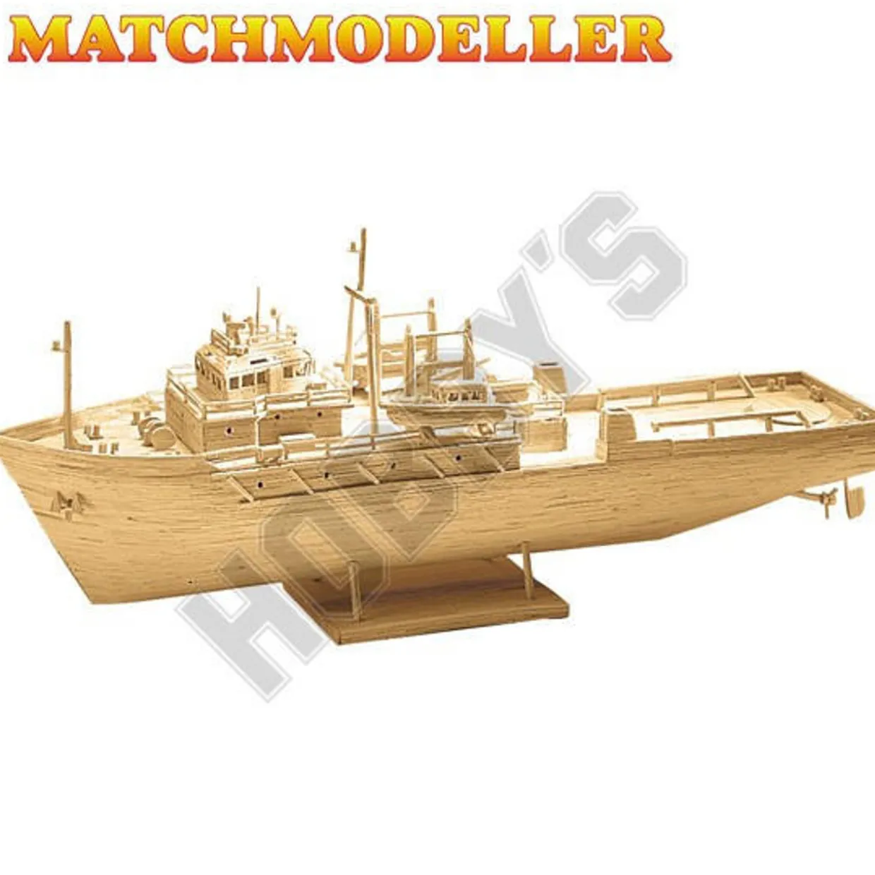 Matchmaker Oil Rig Supply Vessel Matchstick Model