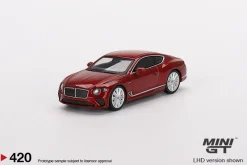 Mini GT 1/64 Bentley Continental GT Speed 2022 Candy Red