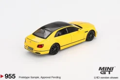 Mini GT 1/64 Bentley Flying Spur Monaco Yellow (RHD)