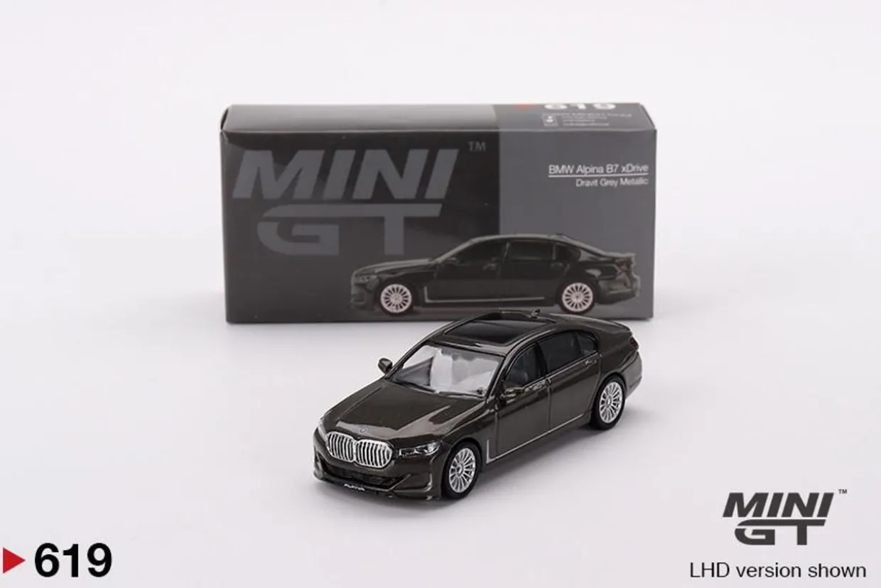 Mini GT 1/64 BMW Alpina B7 XDrive Dravit Grey Metallic