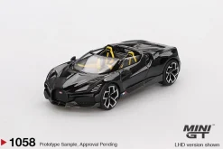 Mini GT 1/64 Bugatti W16 Mistral Black