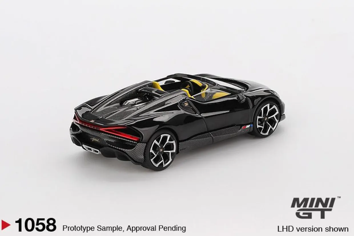 Mini GT 1/64 Bugatti W16 Mistral Black