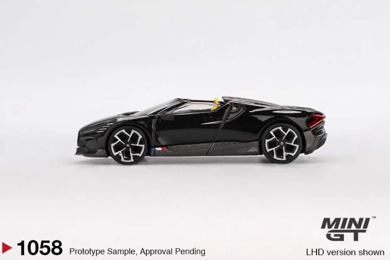 Mini GT 1/64 Bugatti W16 Mistral Black