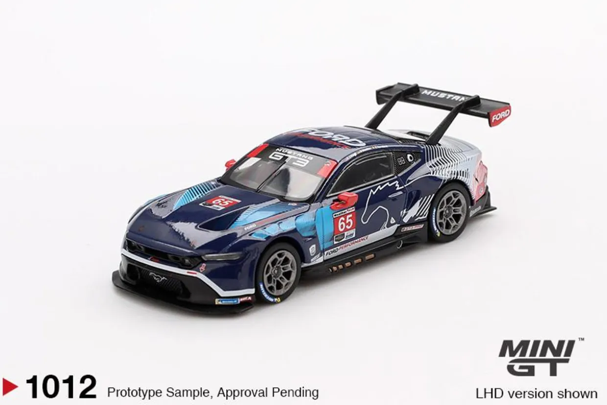 Mini GT 1/64 Ford Mustang GT3 #65 Ford Multimatic Motorsports 2024 IMSA Daytona 24 Hrs