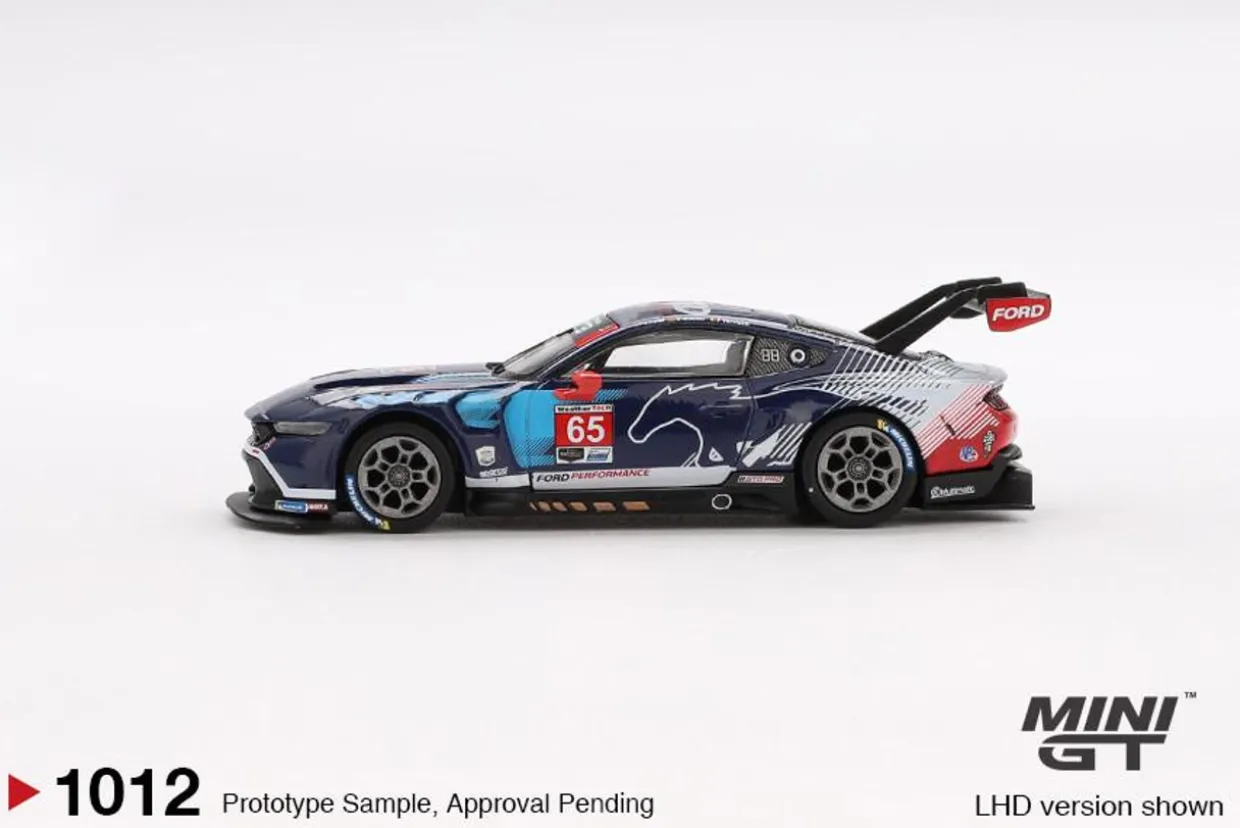Mini GT 1/64 Ford Mustang GT3 #65 Ford Multimatic Motorsports 2024 IMSA Daytona 24 Hrs