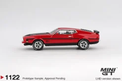 Mini GT 1/64 Ford Mustang Mach1 1971 Race Red