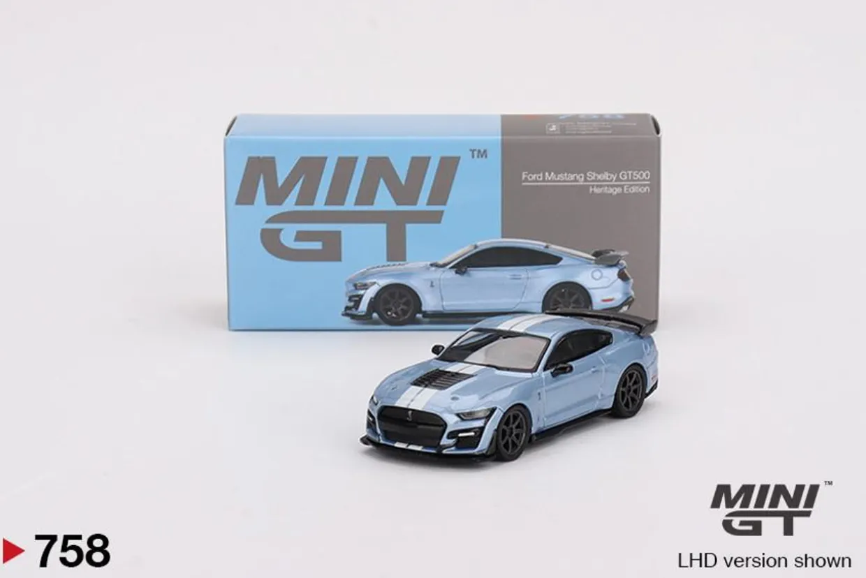 Mini GT 1/64 Ford Mustang Shelby GT500 Heritage Edition (RHD)