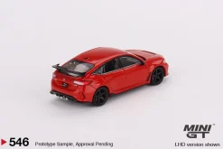 Mini GT 1/64 Honda Civic Type R Rallye Red 2023 W/ Advan GT Wheel