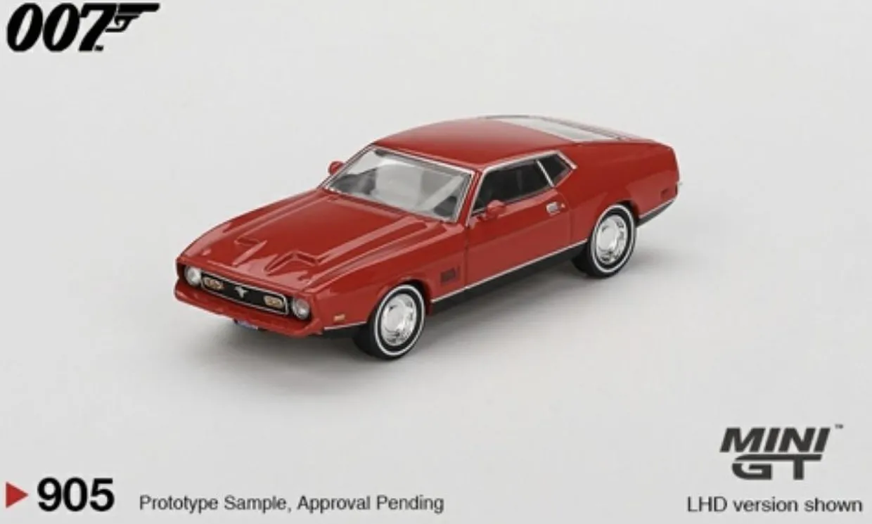 Mini GT 1/64 James Bond (Diamonds Are Forever Movie) Ford Mustang Mach 1