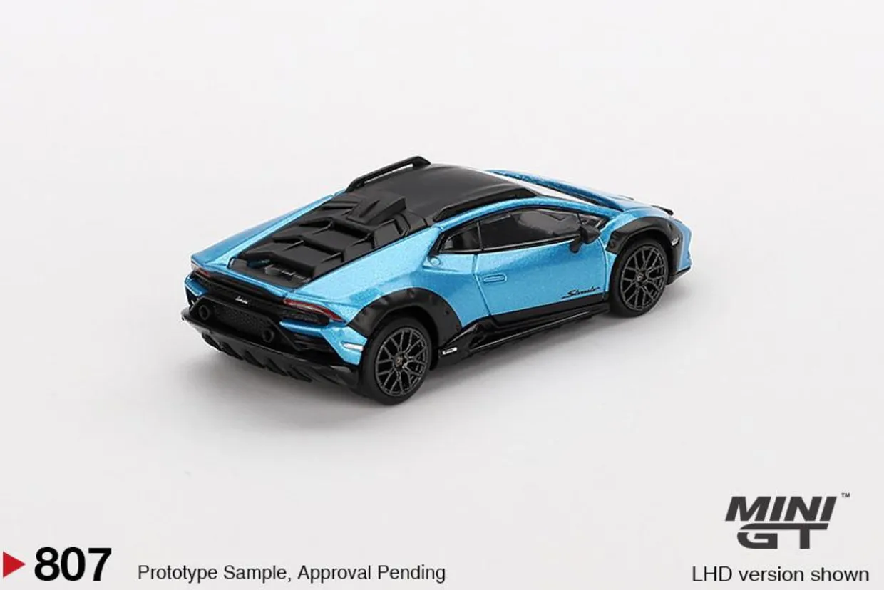 Mini GT 1/64 Lamborghini Huracan Sterrato Blu Aegir (RHD)