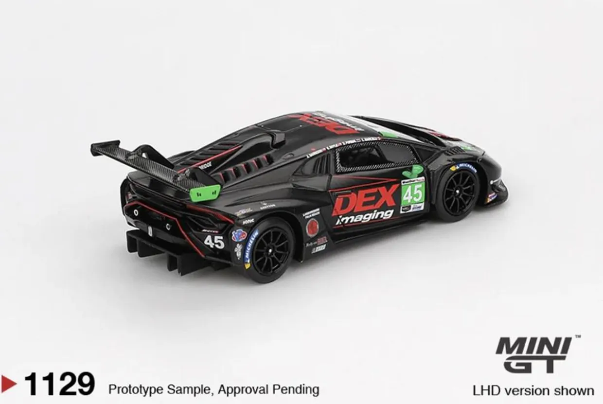 Mini GT 1/64 Lamborghini Hurácan GT3 Evo2 No.45 Dex Imaging 2024 IMSA Daytona 24H
