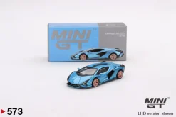 Mini GT 1/64 Lamborghini Sián FKP 37 Blu Aegir