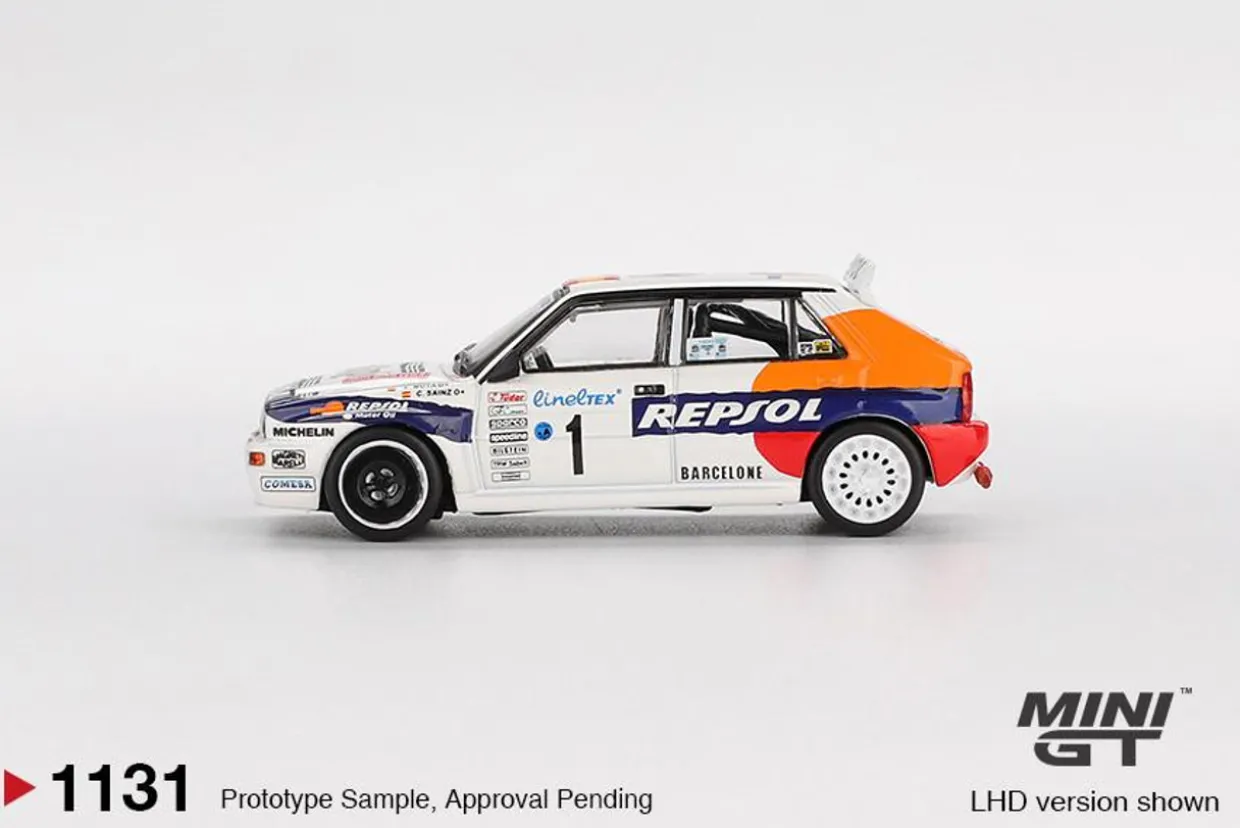 Mini GT 1/64 Lancia Delta HF Integrale Evoluzione #1 1993 Rallye Monte-Carlo