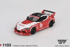 Mini GT 1/64 LB Works Toyota GR Supra Red/White