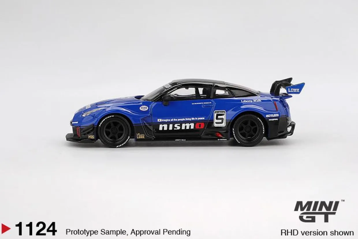 Mini GT 1/64 LB-Silhouette WORKS GT NISSAN 35GT-RR Ver.2 Blue