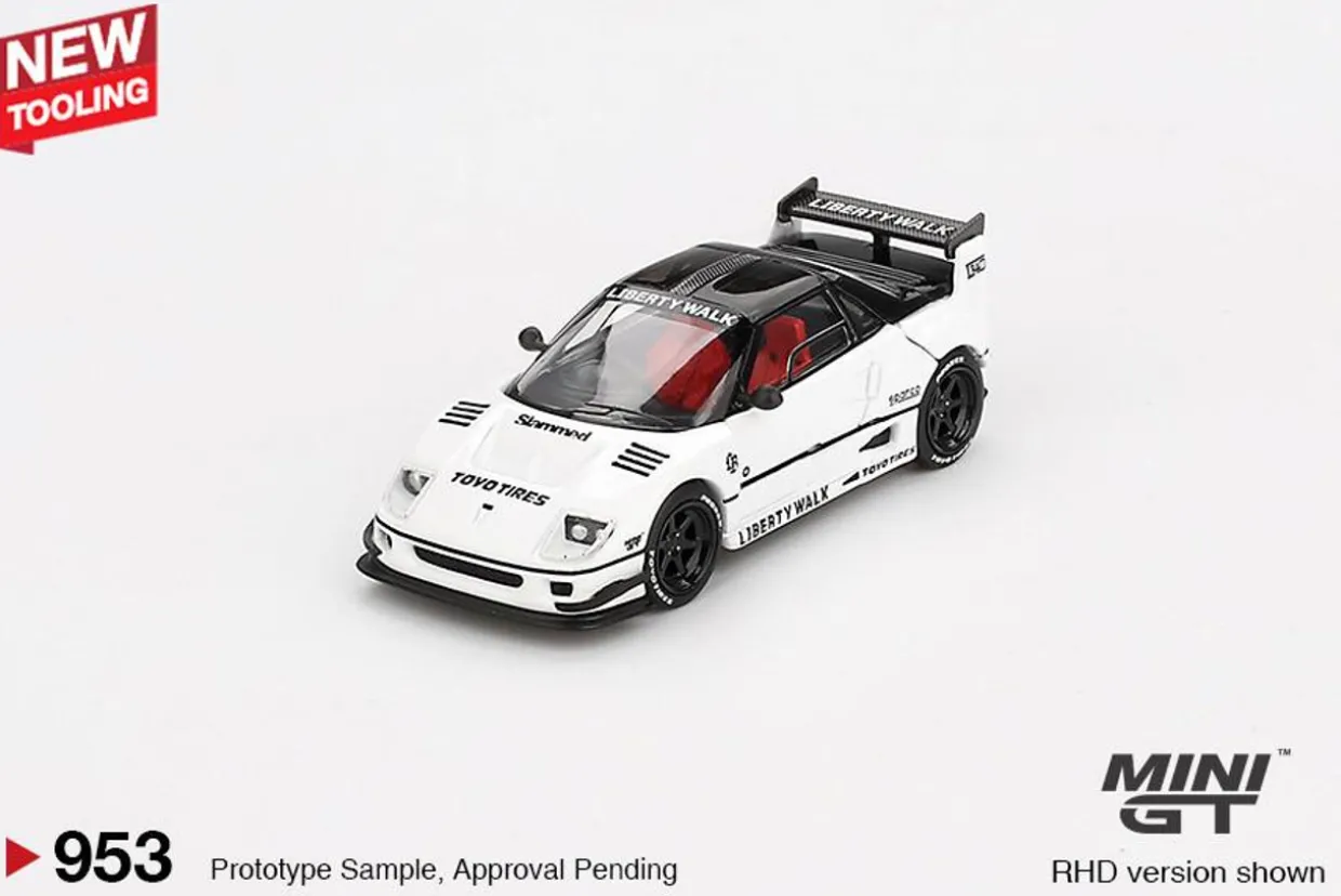 Mini GT 1/64 Mazda AZ-1 Liberty Walk LB40 White 2024 Tokyo Auto Salon
