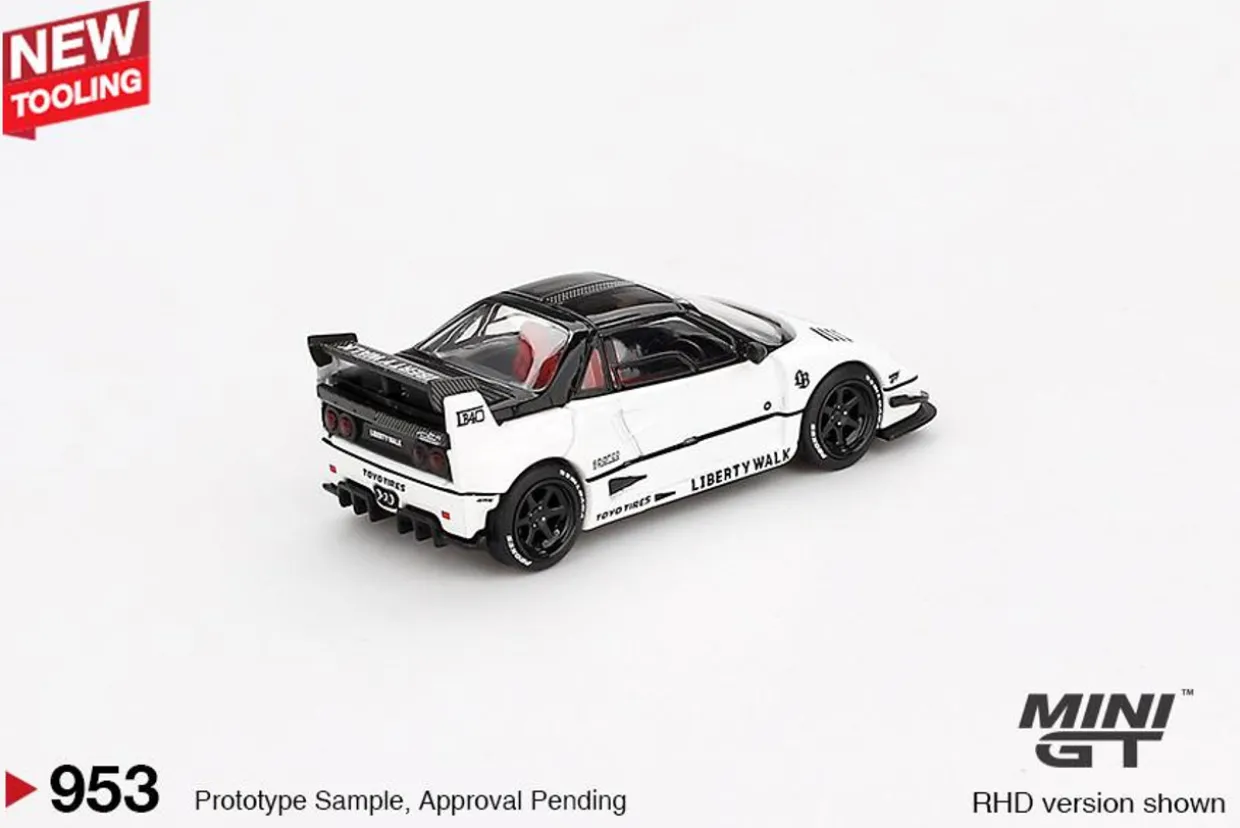 Mini GT 1/64 Mazda AZ-1 Liberty Walk LB40 White 2024 Tokyo Auto Salon